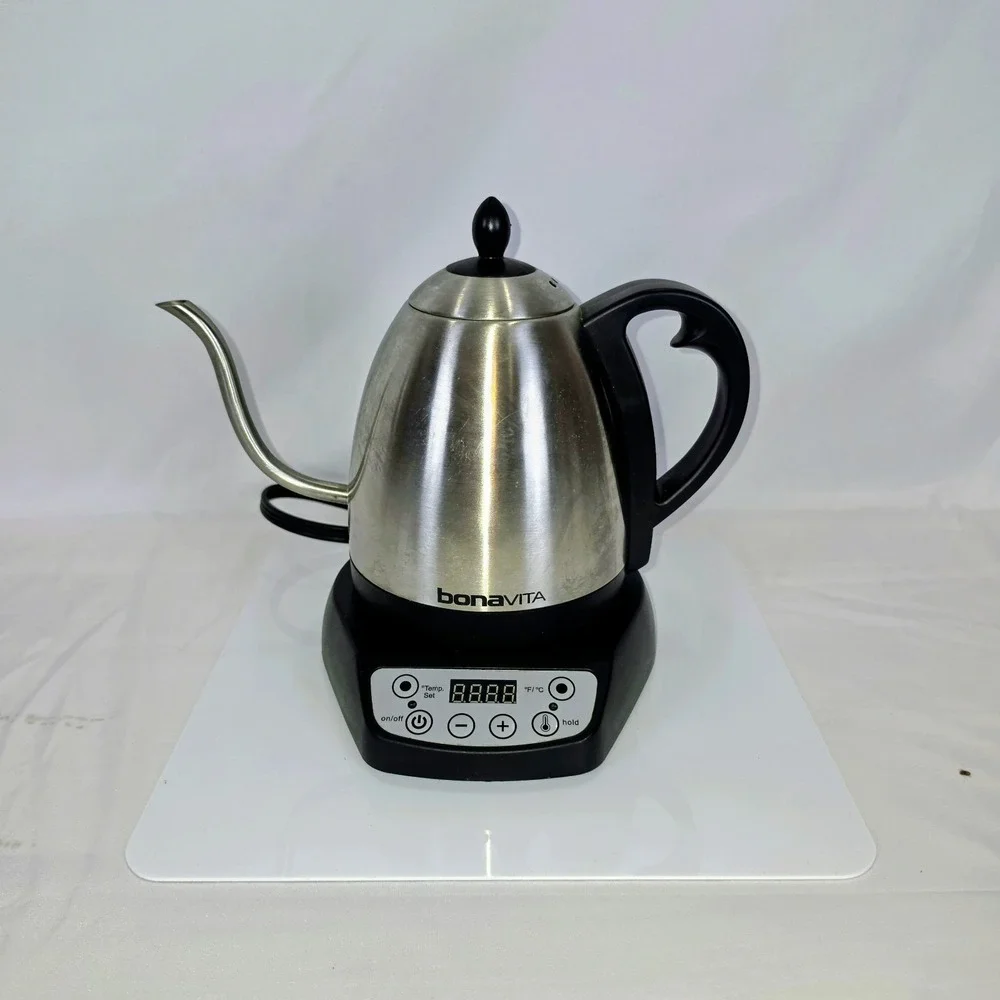 Bonavita Electric Kettle 1.0 L Gooseneck Temp Control Stainless Steel BV382510V
